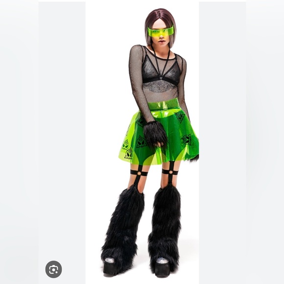 Club EXX rave chap pants and top ex / S - Picture 3 of 13